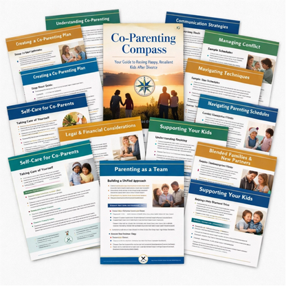 The Co-Parenting Compass Guide To Happy Kids During & After Divorce